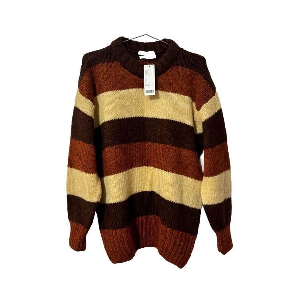 Urban Outfitters Super Soft Chunky Oversized Sweater Small Multicolor Crew Neck - Picture 2 of 7